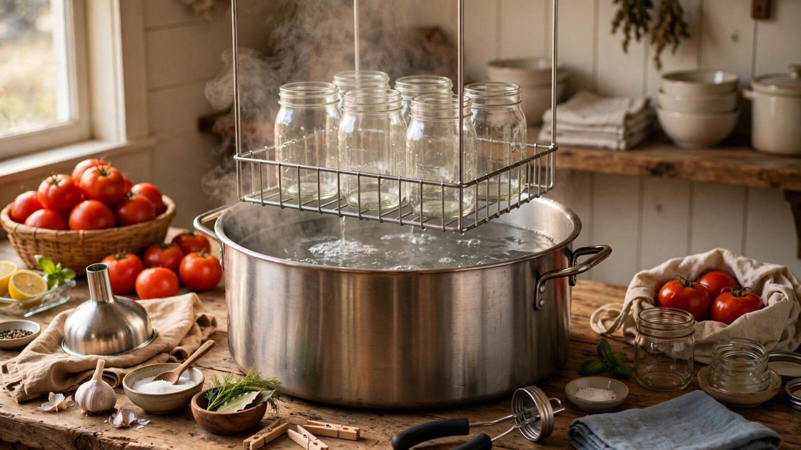 Water Bath Canning for Beginners: The Complete Safe Guide